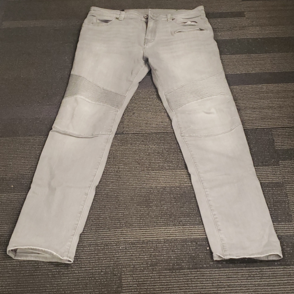 Biker Slimfit Grey Jeans
